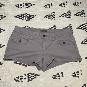 Decree gray shorts